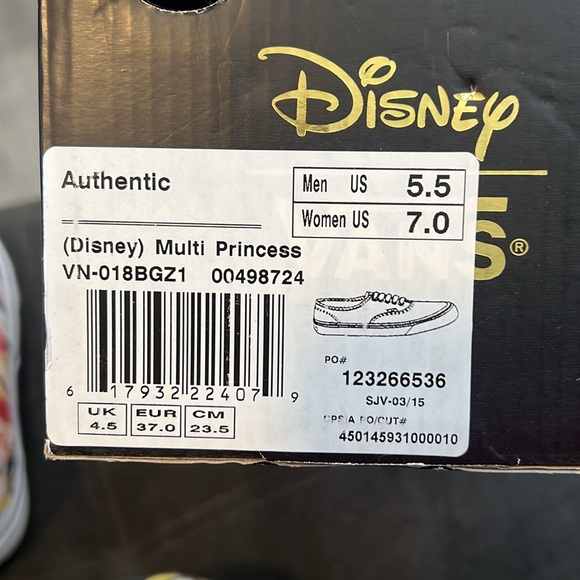 Disney Princess Vans - *RARE* - Picture 8 of 11